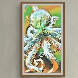 "The Truth Shines Brightest" Original Signed Artwork By MalloryJane. 24"H x 14"W